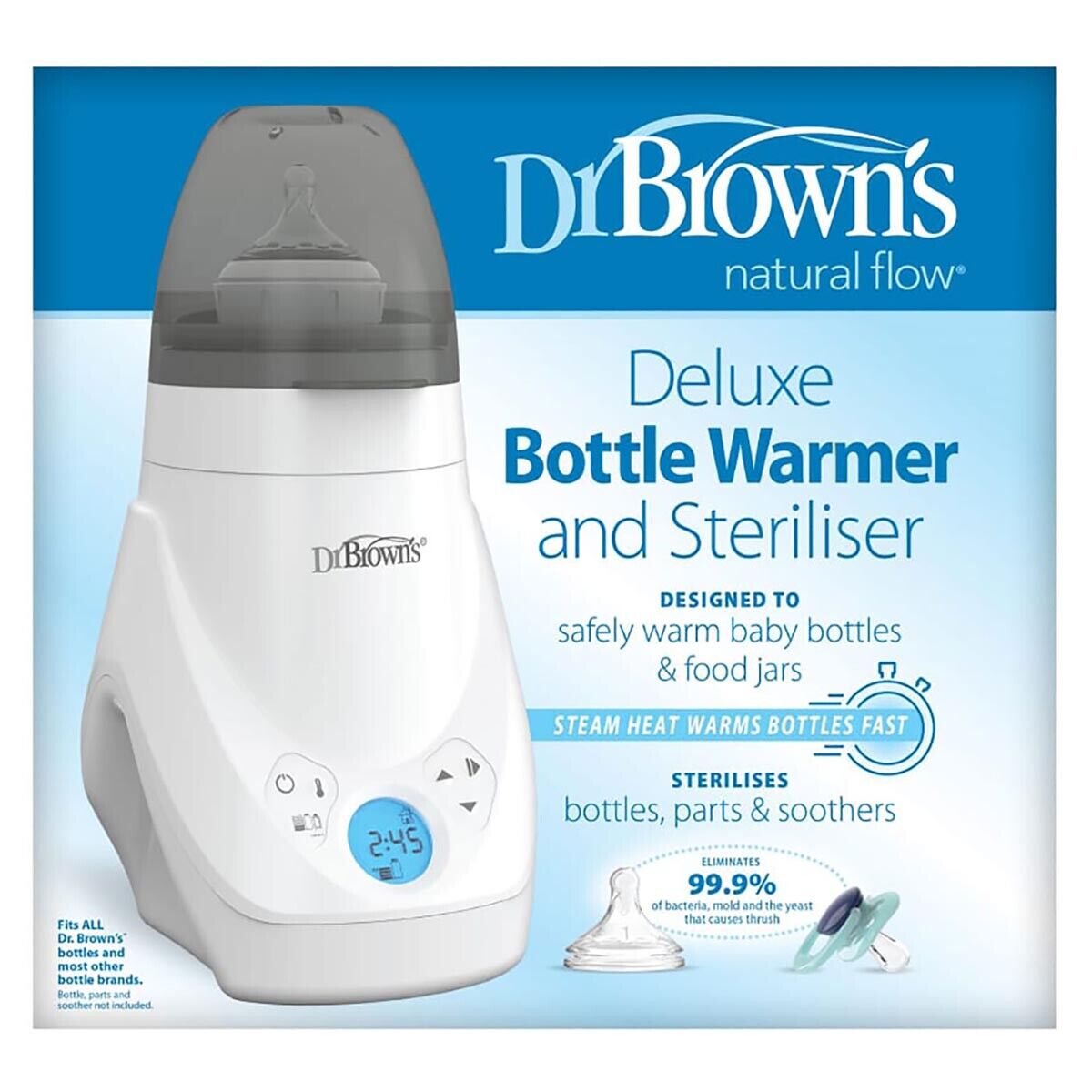 Dr. Brown's Deluxe Baby Feeding Bottle Warmer And Steriliser